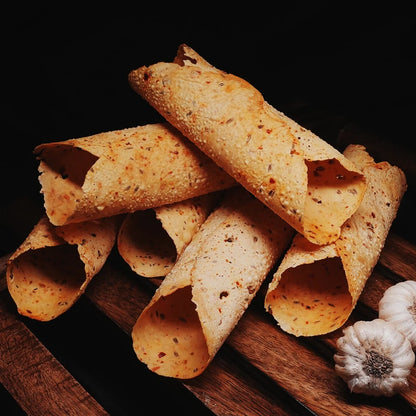 Chana Lahsun Papad