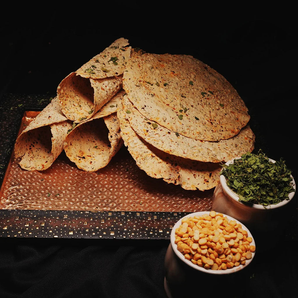 Chana Methi Papad